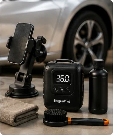 Editorial visual for auto accessory shopping
